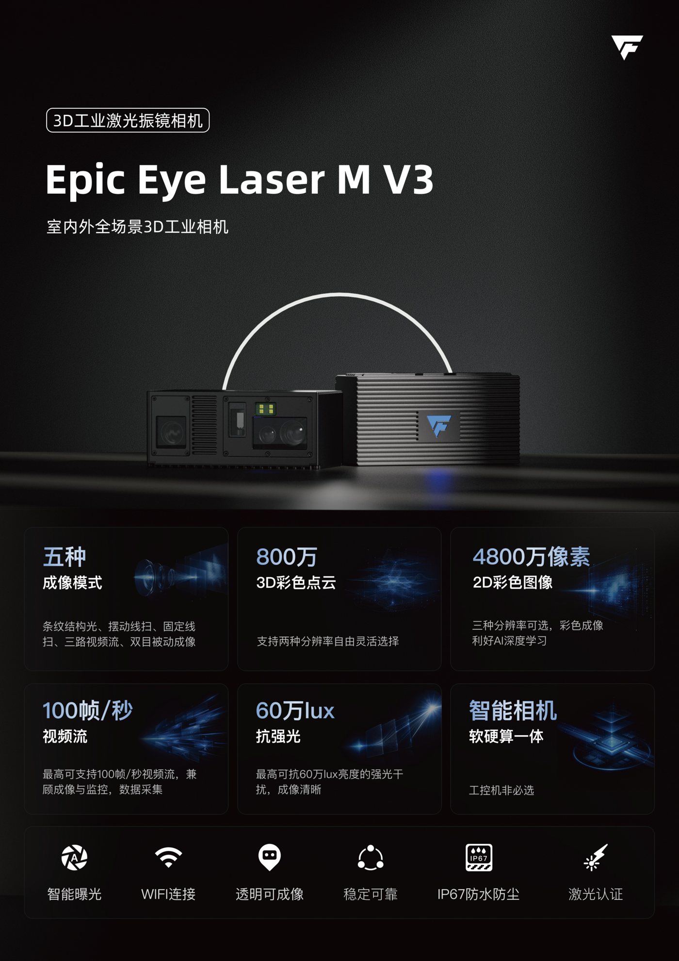 Epic Eye Laser M V3 产品宣传页正面